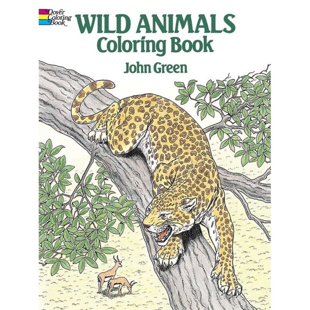 Wild Animals Coloring Book -- John Green